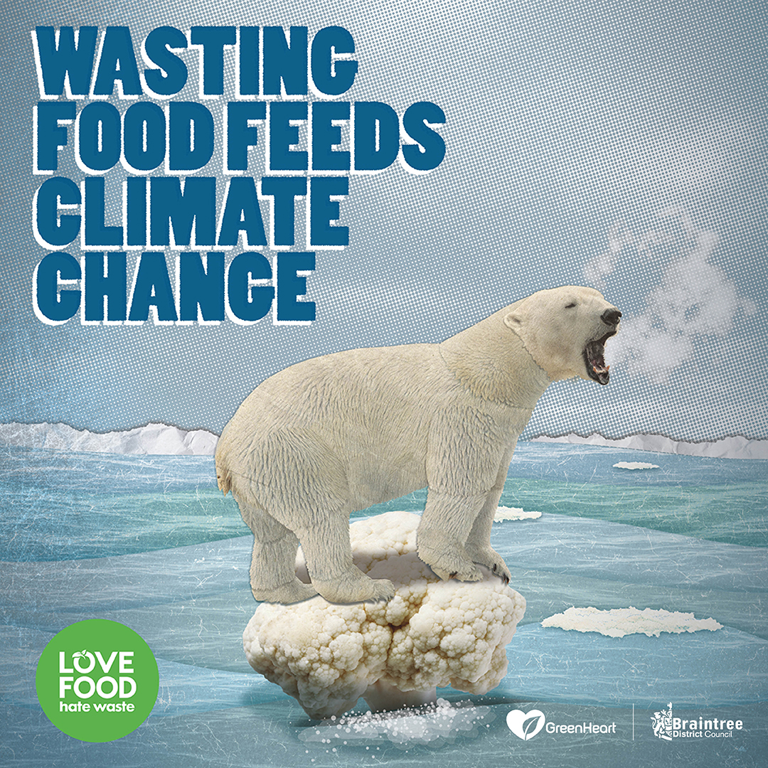 Wasting food feeds climate change