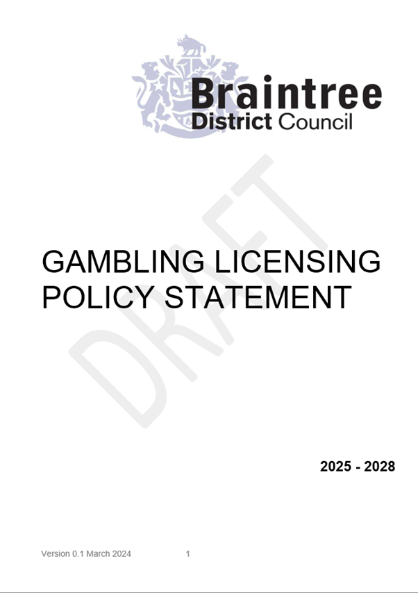 Decorative thumbnail image for Gambling licensing policy statement 2025 consultation download