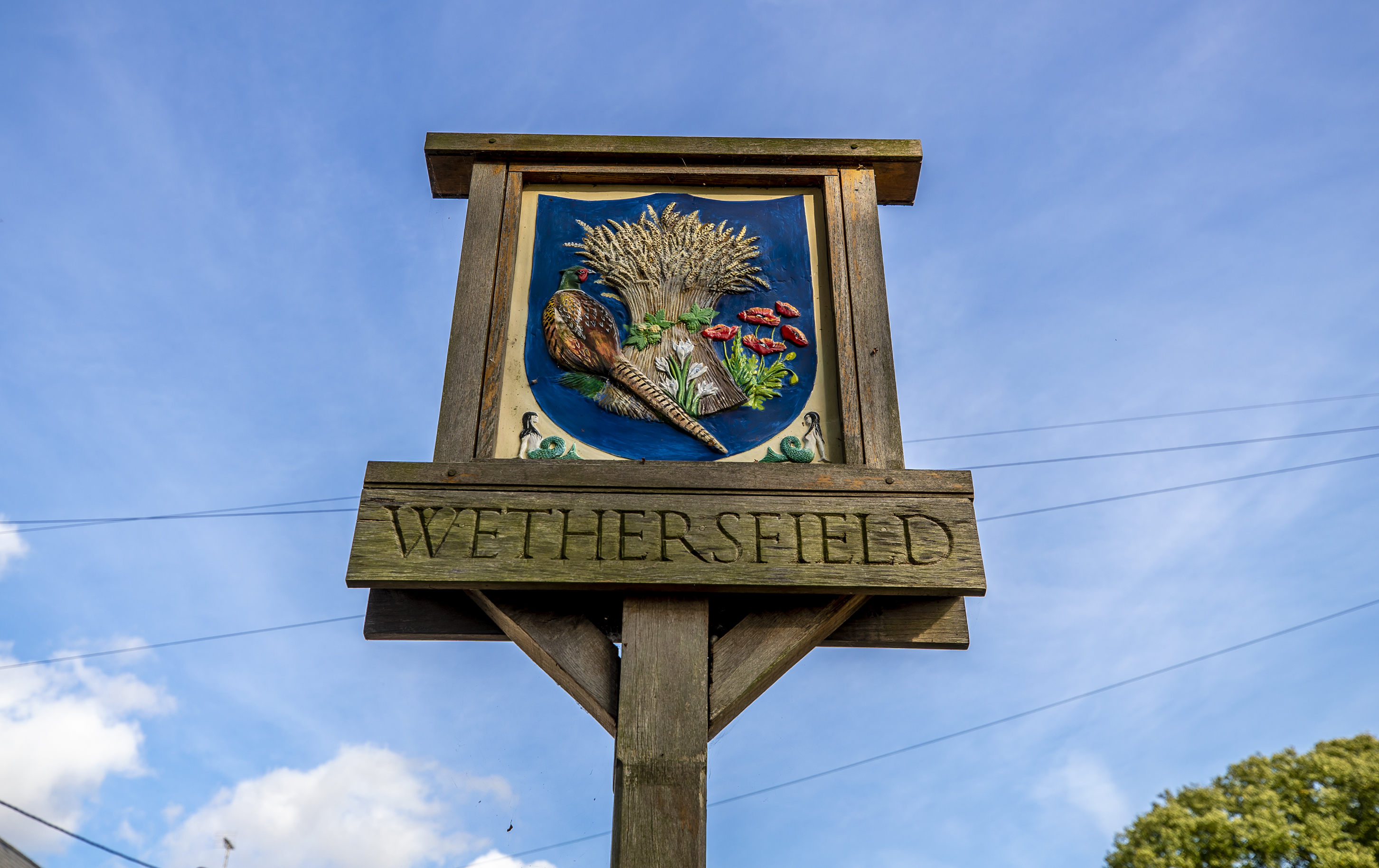 Wethersfield village sign - Image
