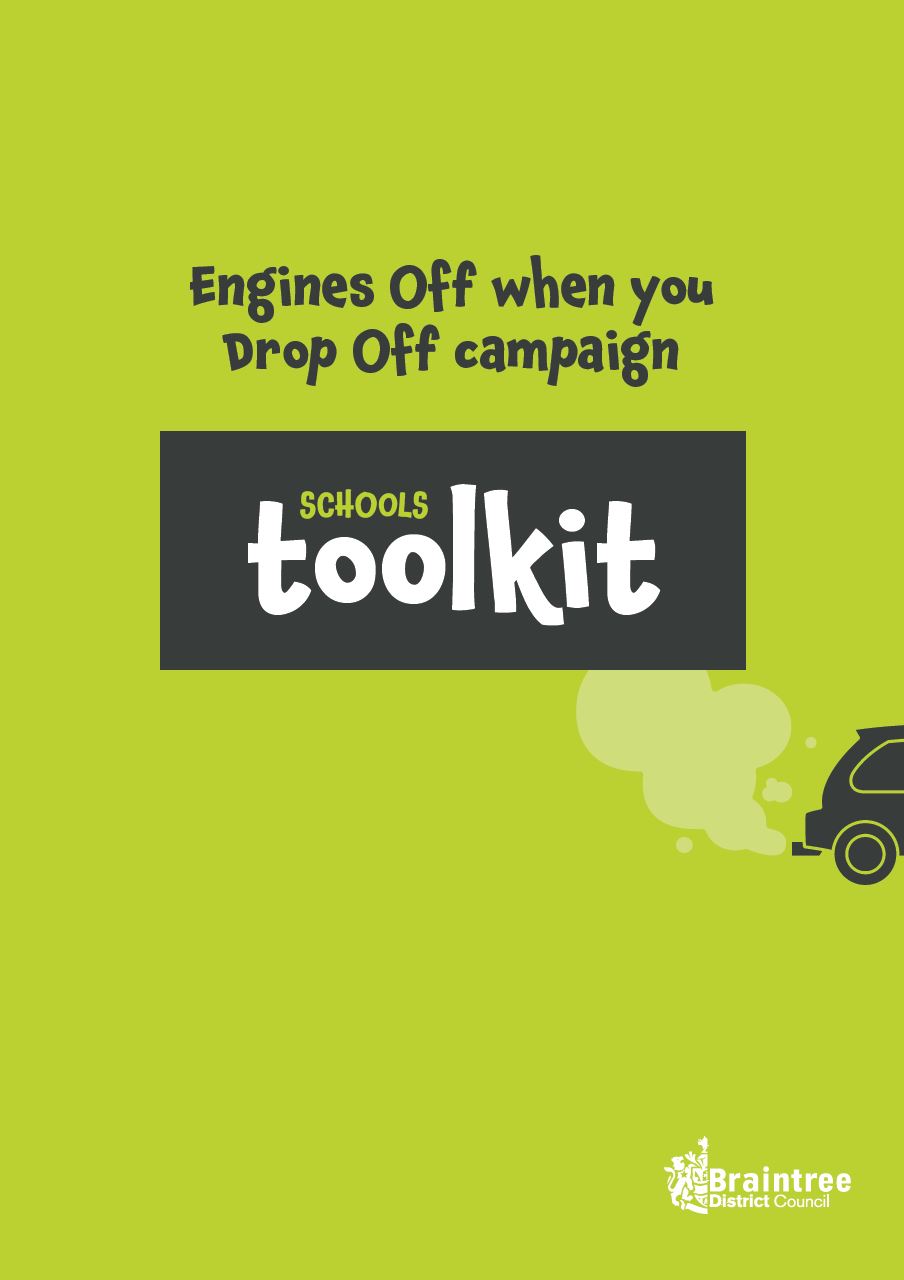 Front page of PDF for drop off pledge schools toolkit
